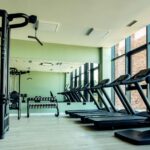 Gym cardio and strength equipment